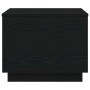 Mesa de centro con luces LED roble negro 50x50x40 cm en Mesas de centro | Comprar online en Foru.es