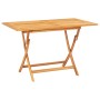 Juego de comedor para jardín 5 piezas madera maciza de teca de vidaXL, Conjuntos de jardín - Ref: Foro24-3155007, Precio: 407...