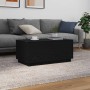 Mesa de centro con luces LED roble negro 90x50x40 cm en Mesas de centro | Comprar online en Foru.es