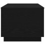 Mesa de centro con luces LED roble negro 90x50x40 cm en Mesas de centro | Comprar online en Foru.es