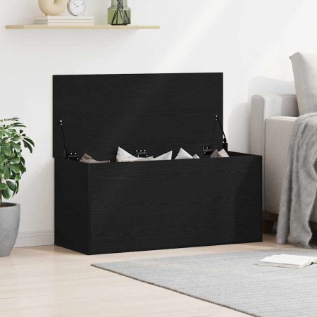Caja de Almacenamiento Roble negro 100 x 42 x 46 cm en Baúles de almacenamiento | Comprar online en Foru.es