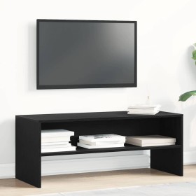 Mueble para TV madera contrachapada roble negro100x40x40 cm en Muebles TV | Comprar online en Foru.es