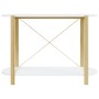 Mesa consola de madera contrachapada blanco 110x38x75 cm de vidaXL, Mesas auxiliares - Ref: Foro24-345690, Precio: 95,08 €, D...