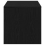 Mueble para TV madera contrachapada roble negro100x40x40 cm en Muebles TV | Comprar online en Foru.es