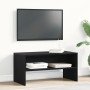 Mueble de TV madera de ingeniería roble negro 80x40x40 cm en Muebles TV | Comprar online en Foru.es
