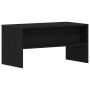Mueble de TV madera de ingeniería roble negro 80x40x40 cm en Muebles TV | Comprar online en Foru.es