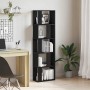 Estantería/divisor madera contrachapada roble negro 45x24x159cm en Librerías y estanterías | Comprar online en Foru.es