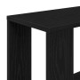 Estantería/divisor madera contrachapada roble negro 45x24x159cm en Librerías y estanterías | Comprar online en Foru.es