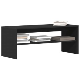 Mueble para TV madera contrachapada negro100x40x40 cm en Muebles TV | Comprar online en Foru.es