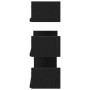 Estantes de pared 3 uds. Madera de ingeniería de roble negro en Estanterías | Comprar online en Foru.es
