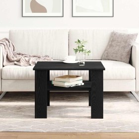 Mesa de Café Roble Negro 60 x 60 x 42 cm Madera de ingeniería en Mesas de centro | Comprar online en Foru.es