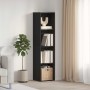 Librería Roble Negro 143 x 30 x 36 cm Madera de ingeniería en Estanterías | Comprar online en Foru.es