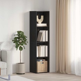 Librería Roble Negro 143 x 30 x 36 cm Madera de ingeniería en Estanterías | Comprar online en Foru.es