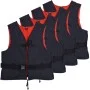 Chalecos de ayuda de flotación 4 uds 50N 50-70 kg azul marino de vidaXL, Chalecos salvavidas - Ref: Foro24-275188, Precio: 11...