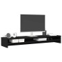 Soporte para monitor de madera de ingeniería de roble negro 100x24x13 cm en Muebles TV | Comprar online en Foru.es