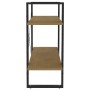 Estantería de 2 niveles madera maciza de pino 80x30x70 cm de vidaXL, Librerías y estanterías - Ref: Foro24-806455, Precio: 38...