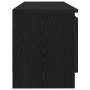 Mueble de TV de madera de roble negro 102x30x36 cm en Muebles TV | Comprar online en Foru.es