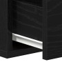 Mueble de pared con cajón Roble Negro 60 x 26 x 18,5 cm en Estanterías | Comprar online en Foru.es