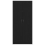 Armario Roble Negro 90 x 52 x 200 cm Madera contrachapada en Armarios roperos | Comprar online en Foru.es