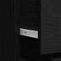 Armario Roble Negro 80 x 52 x 180 cm Madera contrachapada en Armarios roperos | Comprar online en Foru.es