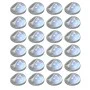 Lámparas solares LED de pared exterior redonda 24 uds plateadas de vidaXL, Iluminación de exterior - Ref: Foro24-277140, Prec...