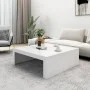 Couchtisch aus weißem Sperrholz, 100 x 100 x 35 cm von vidaXL, Couchtisch - Ref: Foro24-808567, Preis: 72,60 €, Rabatt: %