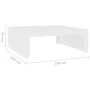 Couchtisch aus weißem Sperrholz, 100 x 100 x 35 cm von vidaXL, Couchtisch - Ref: Foro24-808567, Preis: 72,60 €, Rabatt: %