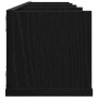 Estante de pared con estante Roble Negro 100 x 18 x 18 cm en Estanterías | Comprar online en Foru.es