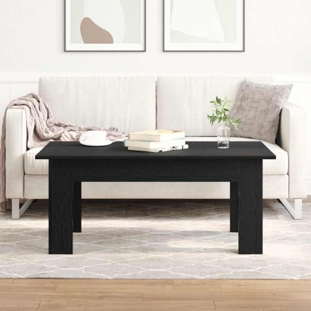 Mesa de Café Roble Negro 100 x 60 x 42 cm Madera de ingeniería en Mesas de centro | Comprar online en Foru.es