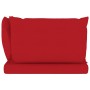 Sofá de jardín de palets de 2 plazas con cojines rojos de vidaXL, Conjuntos de jardín - Ref: Foro24-3067278, Precio: 125,20 €...