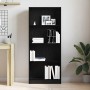 Estante de libros Roble Negro 60 x 24 x 143 cm en Librerías y estanterías | Comprar online en Foru.es
