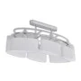 Lámparas de techo 2 uds con pantalla de cristal elipsoidal E14 de vidaXL, Apliques de techo - Ref: Foro24-278760, Precio: 141...