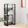Estante de almacenaje contrachapada gris hormigón 60x30x105 cm de vidaXL, Librerías y estanterías - Ref: Foro24-806511, Preci...