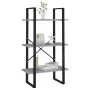 Estante de almacenaje contrachapada gris hormigón 60x30x105 cm de vidaXL, Librerías y estanterías - Ref: Foro24-806511, Preci...