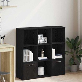 Librería de roble negro 98x29x97,5 cm Madera de ingeniería en Librerías y estanterías | Comprar online en Foru.es