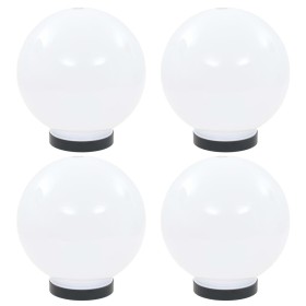 Lámparas de bola LED 4 unidades esféricas PMMA 20 cm de vidaXL, Iluminación de exterior - Ref: Foro24-277141, Precio: 69,61 €...