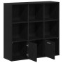 Librería de roble negro 98x29x97,5 cm Madera de ingeniería en Librerías y estanterías | Comprar online en Foru.es