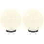 Lámparas de bola LED 4 unidades esféricas PMMA 20 cm de vidaXL, Iluminación de exterior - Ref: Foro24-277141, Precio: 69,61 €...