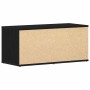 Gabinete de TV Roble Negro 80 x 34 x 36 cm Madera contrachapada en Muebles TV | Comprar online en Foru.es