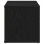 Gabinete de TV Roble Negro 80 x 34 x 36 cm Madera contrachapada en Muebles TV | Comprar online en Foru.es