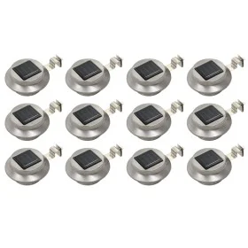 Lámparas solares redondas de exterior 12 uds LED 12 cm de vidaXL, Iluminación de exterior - Ref: Foro24-277135, Precio: 114,9...