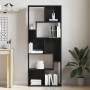 Estantería de madera de roble negro 67x24x161 cm en Librerías y estanterías | Comprar online en Foru.es