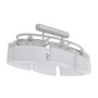 Lámparas de techo 4 uds con pantalla de cristal elipsoidal E14 de vidaXL, Apliques de techo - Ref: Foro24-278761, Precio: 277...