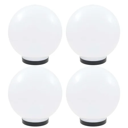 Lámparas de bola LED 4 unidades esféricas PMMA 25 cm de vidaXL, Iluminación de exterior - Ref: Foro24-277142, Precio: 87,47 €...