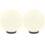 Lámparas de bola LED 4 unidades esféricas PMMA 25 cm de vidaXL, Iluminación de exterior - Ref: Foro24-277142, Precio: 87,47 €...