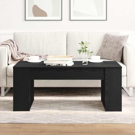 Mesa de Café Roble Negro 102 x 55 x 42 cm Madera de ingeniería en Mesas de centro | Comprar online en Foru.es