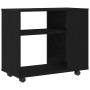 Mesa auxiliar de roble negro, 70 x 35 x 60 cm, madera de ingeniería en Mesas auxiliares | Comprar online en Foru.es