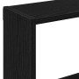 Estante de pared roble negro 90x16x78 cm madera de ingeniería en Estanterías | Comprar online en Foru.es