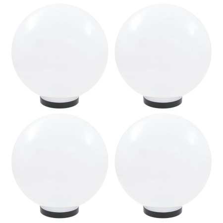 Lámparas de bola LED 4 unidades esféricas PMMA 30 cm de vidaXL, Iluminación de exterior - Ref: Foro24-277143, Precio: 108,62 ...