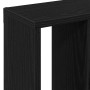 Estante de pared  de madera ingeniería roble negro 45x16x45 cm en Estanterías | Comprar online en Foru.es